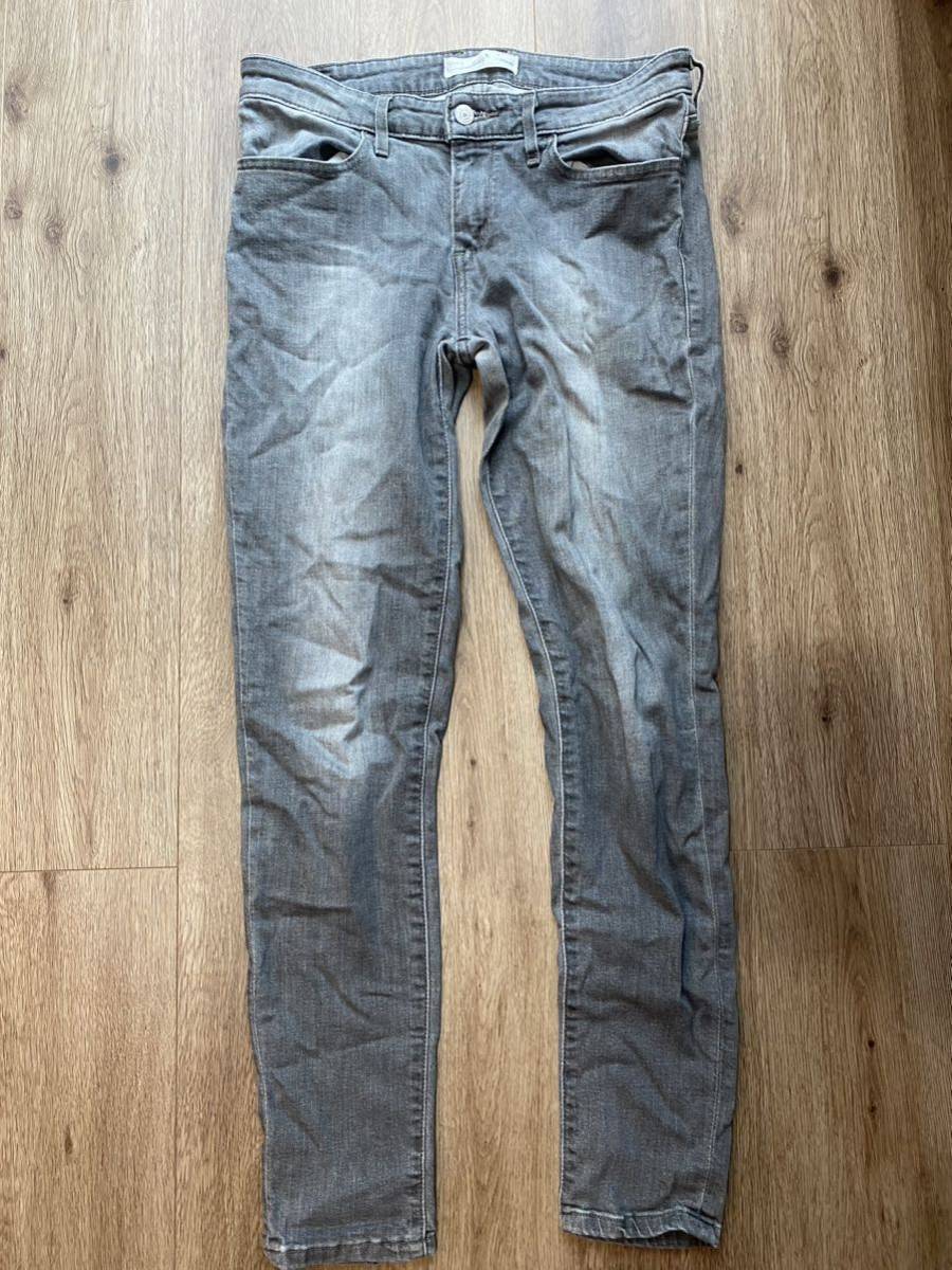 リーバイス レギングブラックデニム スキニーパンツ 531-1-16 Levis レディース拍卖