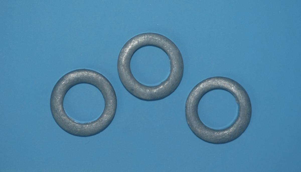 □送料無料!□鉛ワッシャー パッキン 3枚セット 加圧式石油ランタンパーツ#90 シーアンカー バタフライ ペトロマックス ゲニオール拍卖