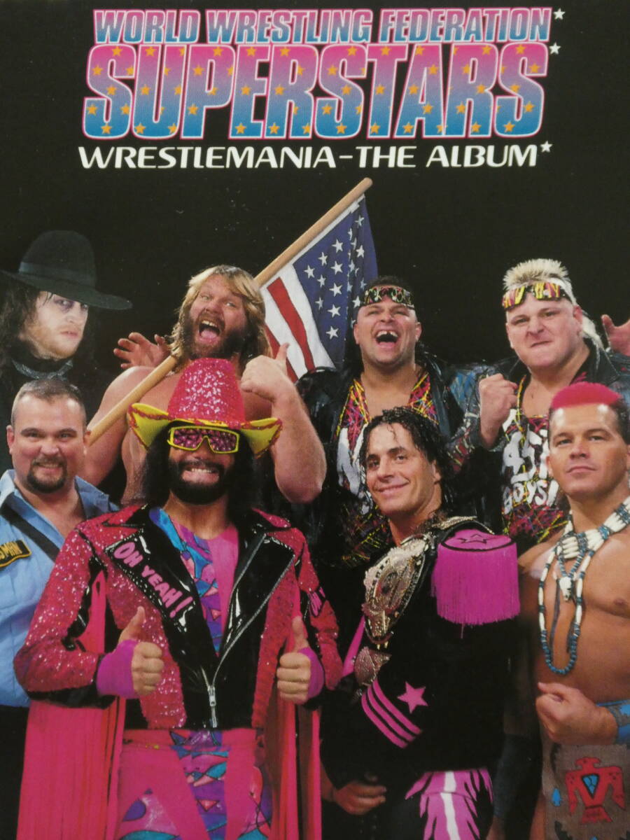 WWF CD アルバム レッスルマニア WWFスーパースターズ ブレッド・ハート、ランディ・サベージ、アンダーテイカー、ビッグボスマン、拍卖