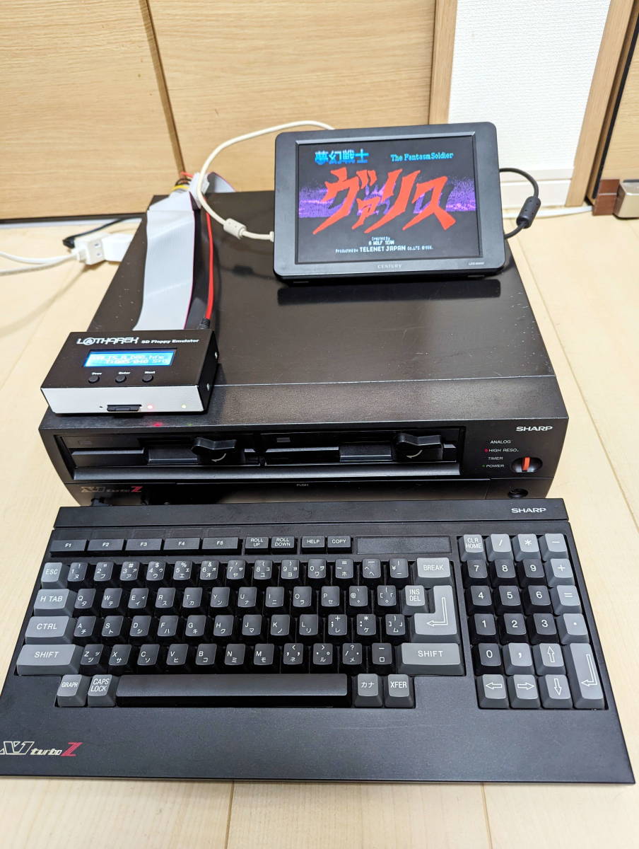 MAX HxC Floppy Emulator X1 X1turbo X1turboZ 組込セット 設定済SDカード付き 新品 SHARP拍卖