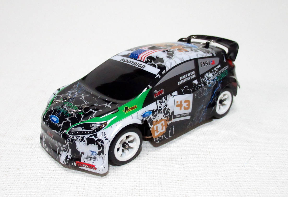 WLtoys K989 1/28 4WDラジコンカー 完成シャーシ 専用モーター+金属ピニオン付拍卖