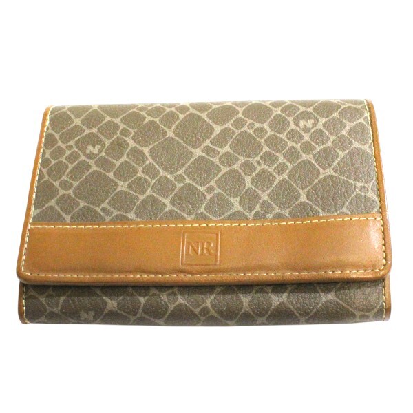 NINA RICCI ニナリッチ レザー コンパクトウォレット 財布 【送料無料】【質屋 かんてい局横浜港南店】 中古品 used AB拍卖