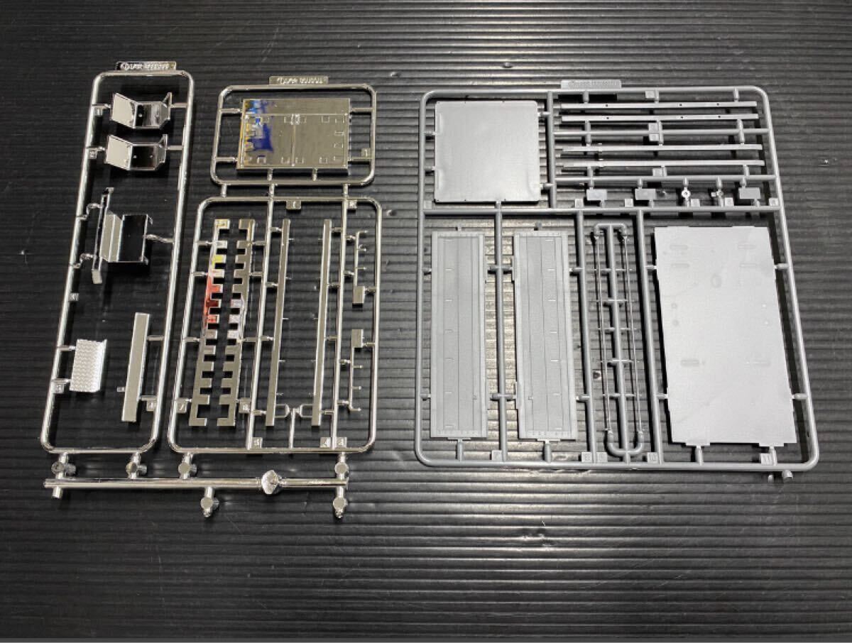 即決 フジミ 1/32 2t 房総車体 アルミブロック造りボデー 平ボデー メッキパーツ拍卖