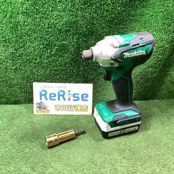 マキタ MTD001D インパクトドライバー バッテリー1個付き makita【中古】【市川店】※バッテリーに該当する充電器が無い為、充電未確認拍卖
