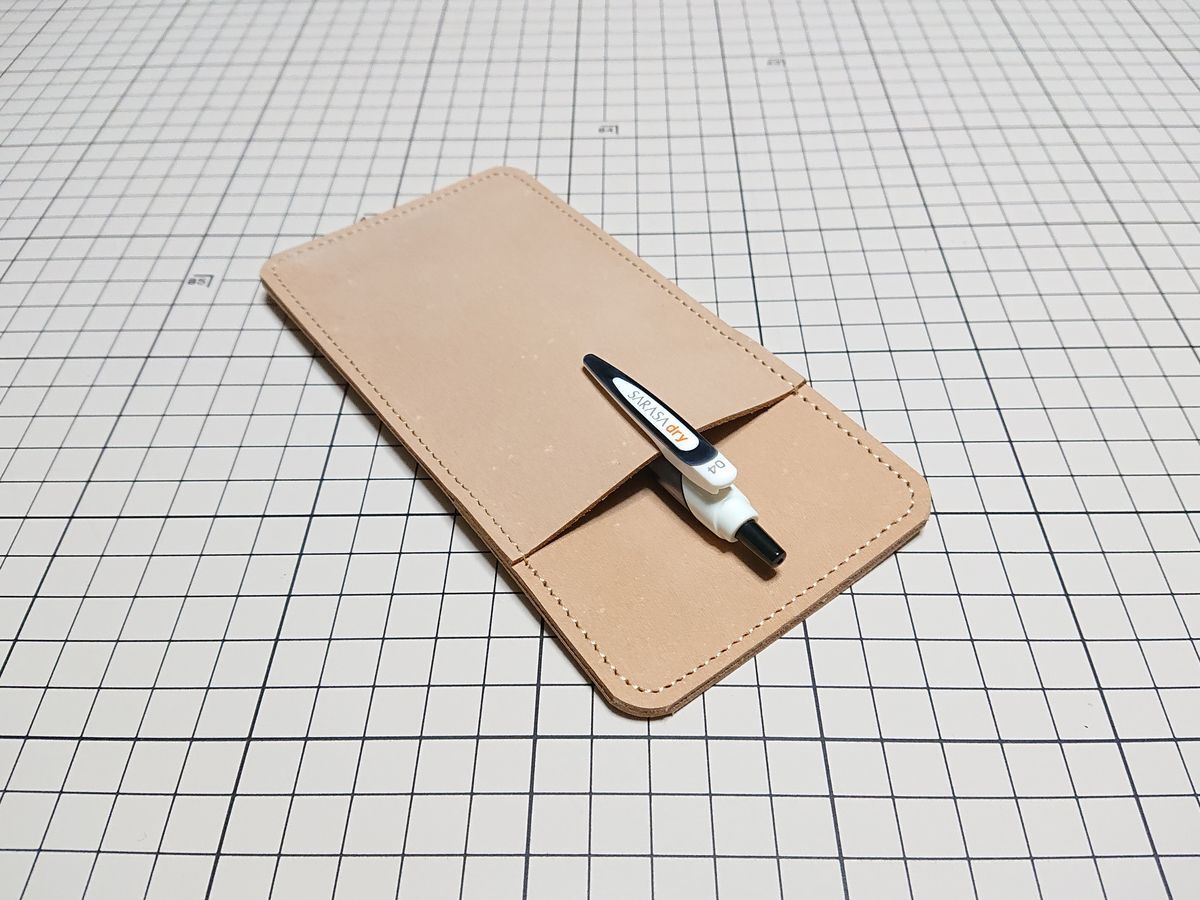 レザー◆本革 ペンケース ホルダー 牛革 5本差し 160x80mm 29g n3 起毛 ヌメ革拍卖