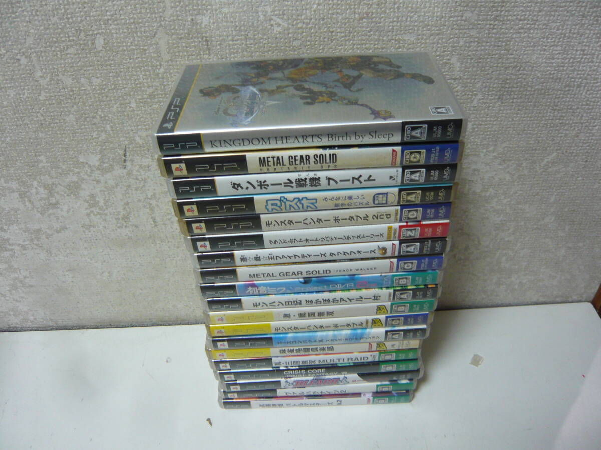 (2)PSPソフト★19本(カズオ/初音ミク/ヴァルハラナイツ2)含むいろいろまとめ売り 中古拍卖
