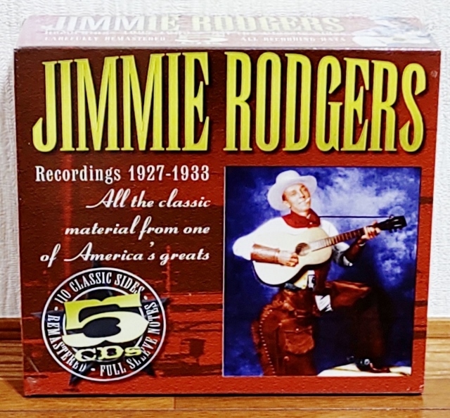 廃盤 希少!未開封 5CD-BOX♪ジミー・ロジャース/Recordings 1927-1933★リマスター★カントリー★Jimmie Rodgers拍卖