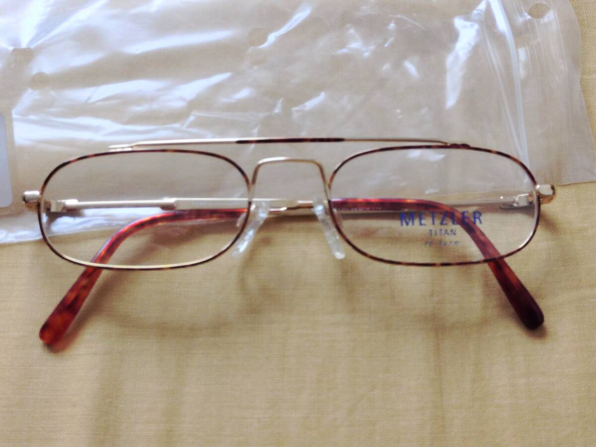 ●未使用 眼鏡フレーム METZLER メッツラー 1443-111 べっ甲柄拍卖