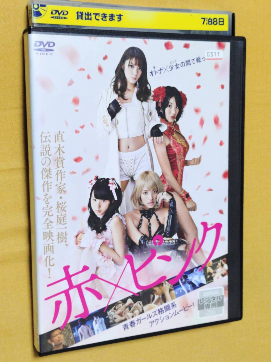 ◎DVD「赤 × ピンク」青春ガールズ格闘系アクションムービー 芳賀優里亜/水崎綾女/多田あさみ/小池里奈 桜庭一樹 R落拍卖