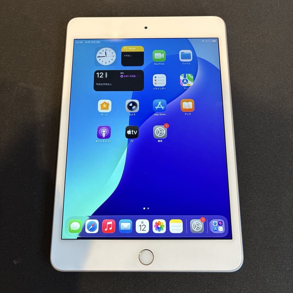中古 AppleiPad mini 7.9インチ 第5世代 Wi-Fi 64GB 2019年春モデル MUQX2J/A シルバー拍卖