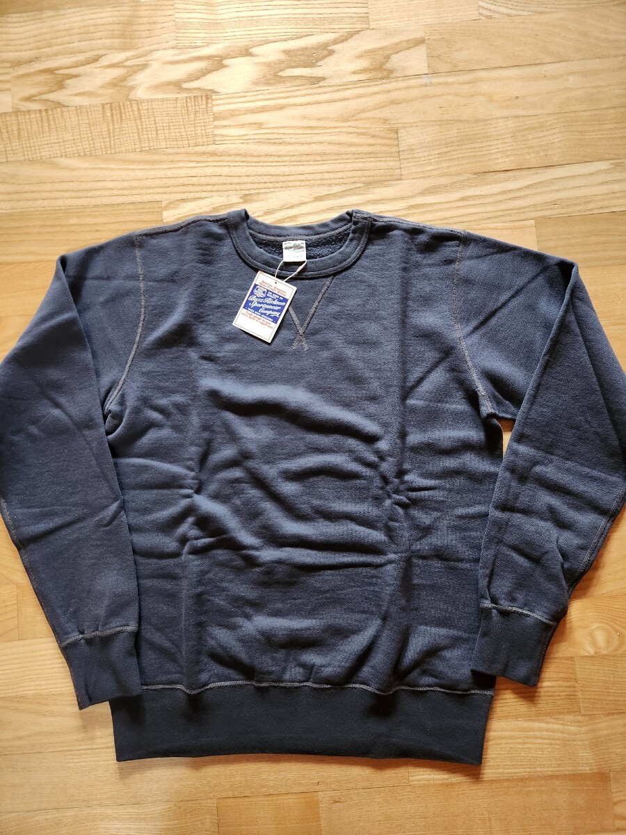 新作 送料込★東洋 BUZZ RICKSON'S バズリクソンズ BR65622 SET-IN CREW NECK SWEAT SHIRT セットイン 無地トレーナー ブラック L拍卖