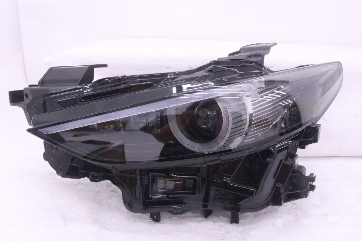 59-476★美品 LED BPFP MAZDA3セダン★左ヘッドライト KOITO 100-651BG 打刻:63 ASSY ブラック 純正★マツダ (YM)拍卖
