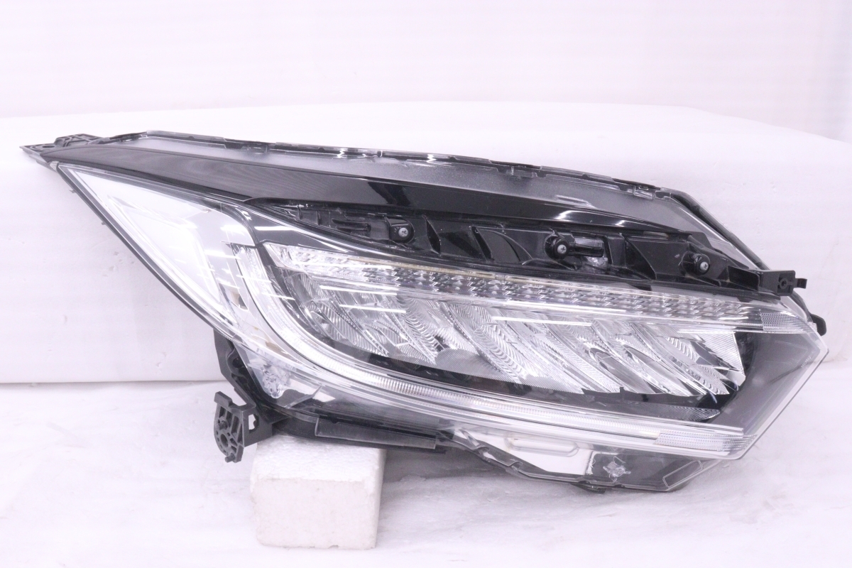 50-1111★極上品★後期 LED RU1 ヴェゼル★右ヘッドライト KOITO 100-62292 打刻:J5 ASSY ブラック 純正★ホンダ (DM)拍卖