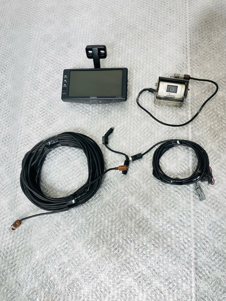 一式フルセット 市光 市光工業 ICHIKOH XC-220A ST-900 st-900 バックカメラ バックモニター 動作確認済み ケーブル23m リモコン 150770拍卖