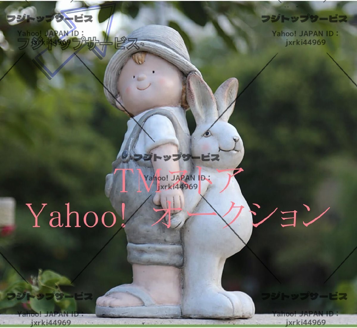 ガーデンオーナメント 庭オブジェ カントリー置物 置き物 女の子とカタツムリ かわいい プレゼント 庭 F 屋外 樹脂 ガーデニング雑貨 可愛拍卖