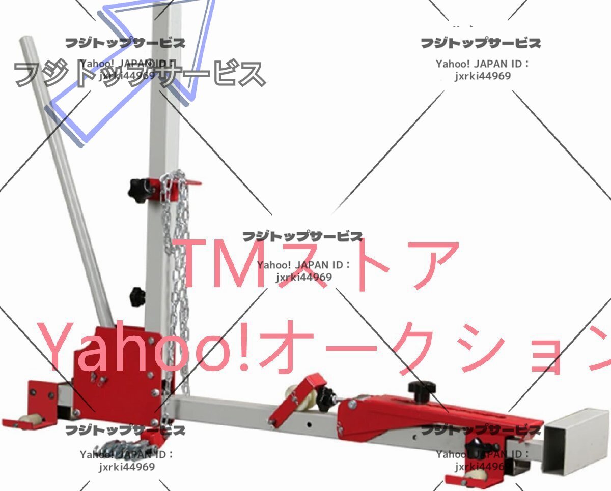 車デントプーラー、600kg牽引システムマシン、ジャッキ付き、牽引高さ100~800mm、自動車、RV、トラック、バス用自動車板金修理ツール拍卖