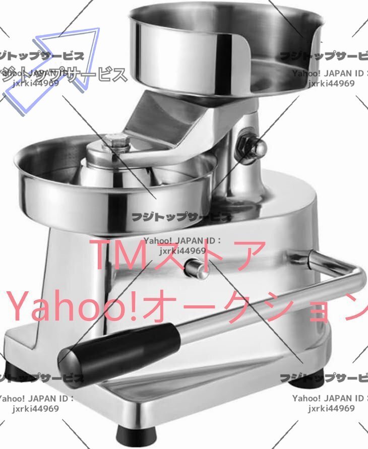肉プレス商用製菓機ステンレス手動ハンバーグ製造機製菓プレス調理ハンバーグプレス直径10/13 cm (直径:10cm)拍卖