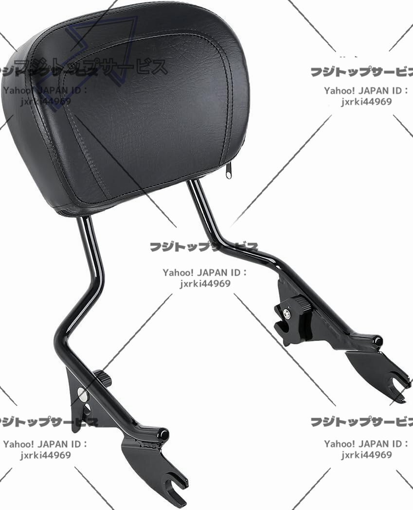 デタッチャブル シーシーバー パッセンジャー バックレスト ラゲッジラックセット ドッキングセット ハーレー ツーリング ストリートグライ拍卖