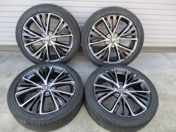 ★☆トヨタ 新型 60 プリウス 純正アルミホイール タイヤセット 新車外し 4本 195/50R19 ヨコハマ 送料込☆★拍卖