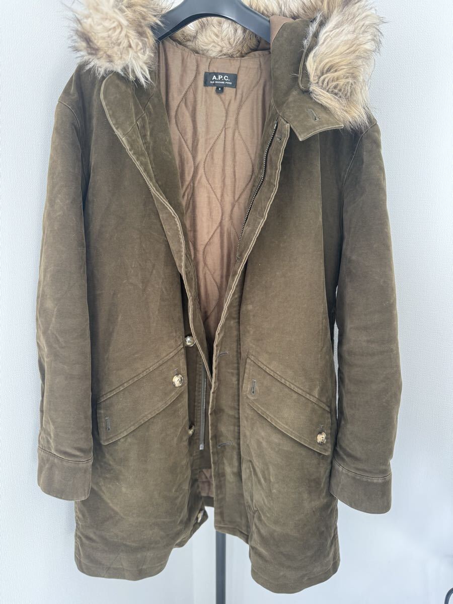 【1円出品】A.P.C. アーペーセー モッズコート カーキ ミリタリー拍卖