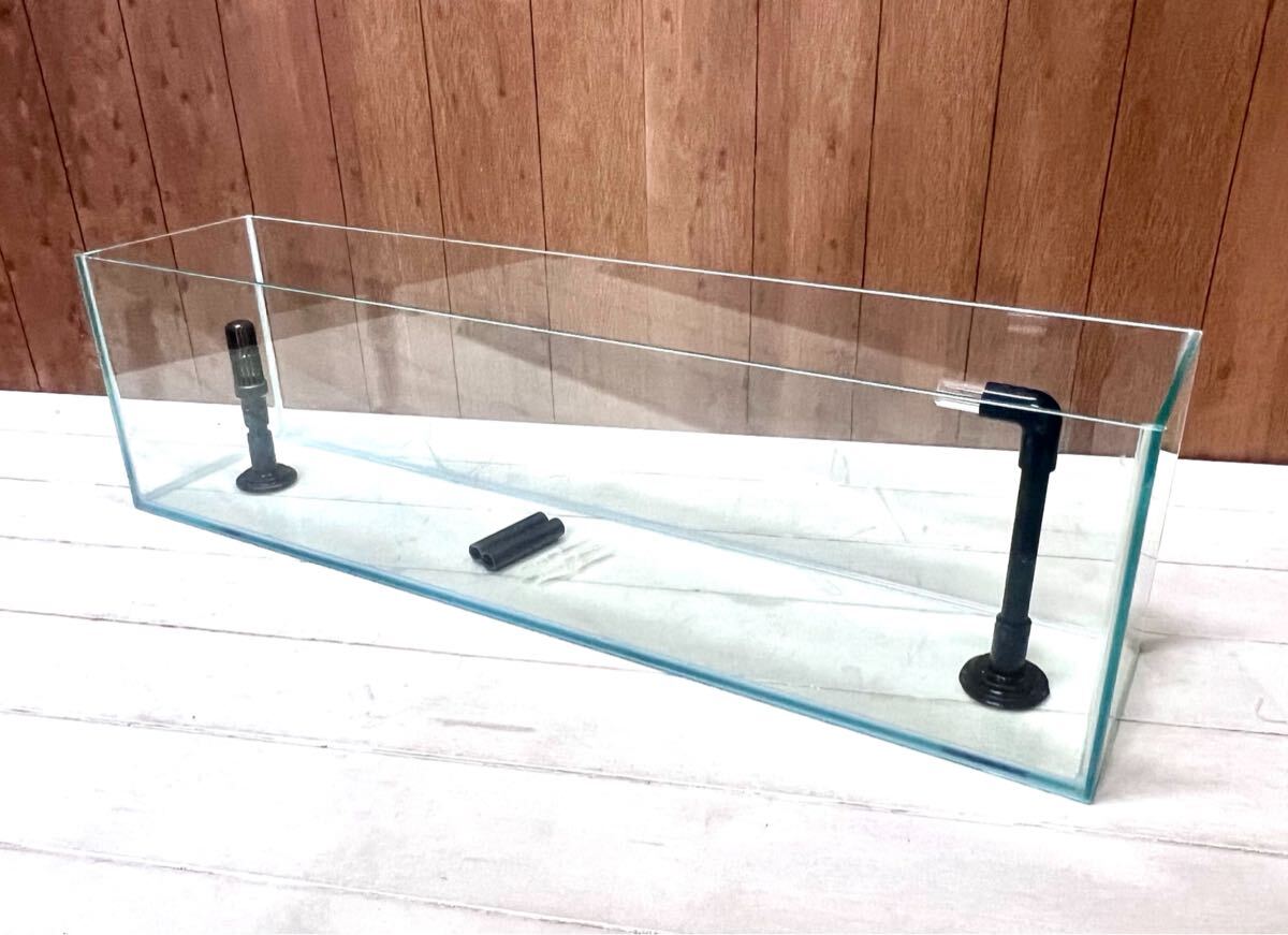一台限定 特注外部フィルター直結仕様 900x200x250水槽 クリアシリコン 未使用品 拍卖