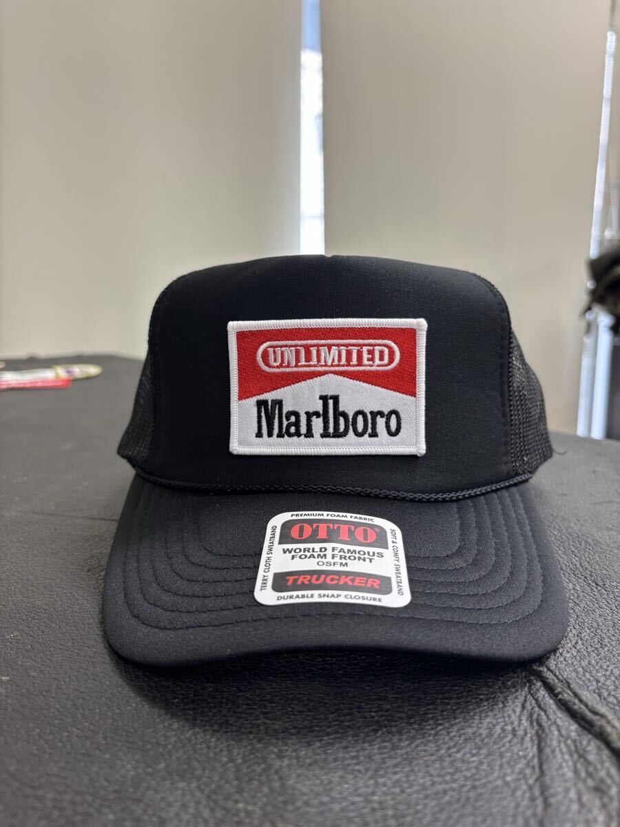 Marlboro トラッカーキャップ OTTO 帽子 マールボロ 山田レン ブラック拍卖