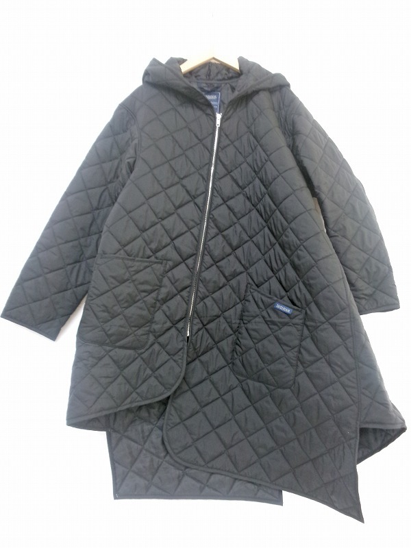 COMME des GARCONS コムデギャルソン 中綿キルティングデザインコート XS FN-C521ブラック ポリエステル100% Designer Coat拍卖