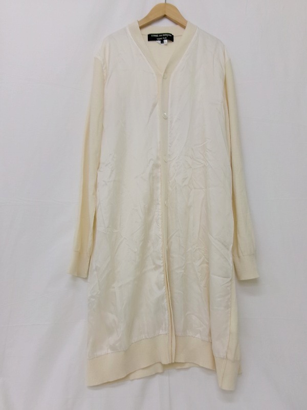 COMME des GARCONS HOMME PLUS コムデギャルソン オム プリュス ロングニットカーディガン L PH-N023 AD2021オフ 毛100%拍卖