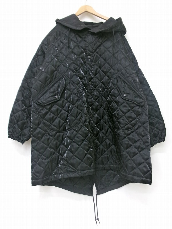 JUNYA WATANABE COMME des GARCONS ジュンヤワタナベ コムデギャルソン 中綿キルティングコート M JL-C015 AD2023 ブラック ナイロン100%拍卖