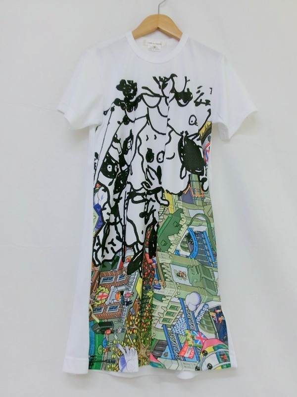 COMME des GARCONS コムデギャルソン プリント切替ロングカットソー M GA-T039 AD2017 eBoy 2018 Stefan Marx拍卖