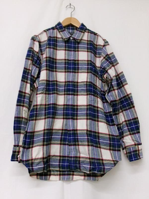 COMME des GARCONS HOMME PLUS コムデギャルソン オム プリュス チェック長袖シャツ PN-B042 AD2004 ネイビー拍卖