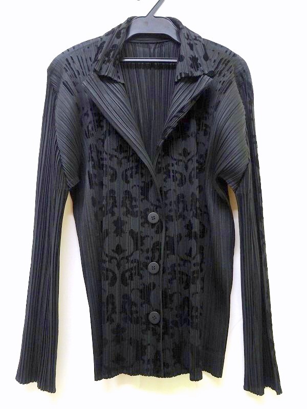 PLEATS PLEASE プリーツプリーズ プリーツ総柄ジャケット 3 PP53-JD744 ISSEY MIYAKE イッセイミヤケ拍卖