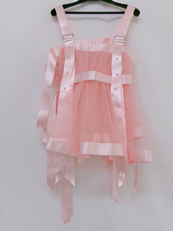 noir kei ninomiya COMME des GARCONS ノワール ケイ ニノミヤ チュールベスト S 3N-V018 AD2024 ピンク Tulle vest拍卖