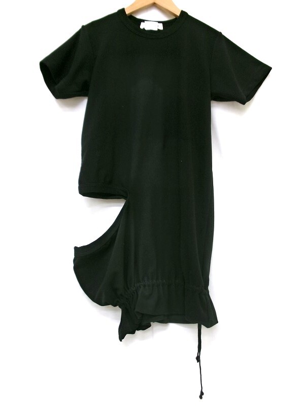 COMME des GARCONS コムデギャルソン デザインカットソー XS GE-T054 AD2019 ブラック拍卖