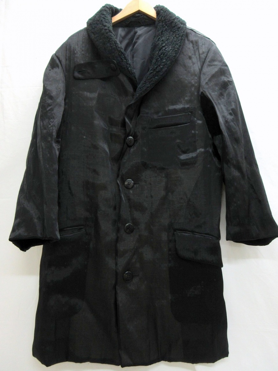 ISSEY MIYAKE MEN イッセイミヤケメン コート 大衣 Coat M ME63-FA153 ナイロン85% 絹15% PLEATS PLEASE プリーツプリーズ拍卖