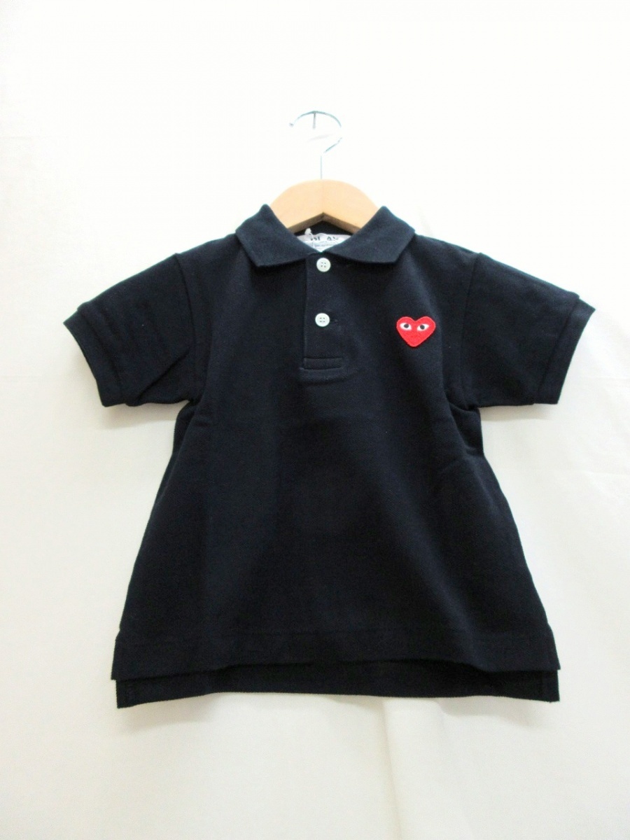 PLAY COMME des GARCONS プレイコムデギャルソン ポロシャツ Polo衫 Polo shirt タグ付き 2 AZ-T505 綿100% MADE IN JAPAN拍卖