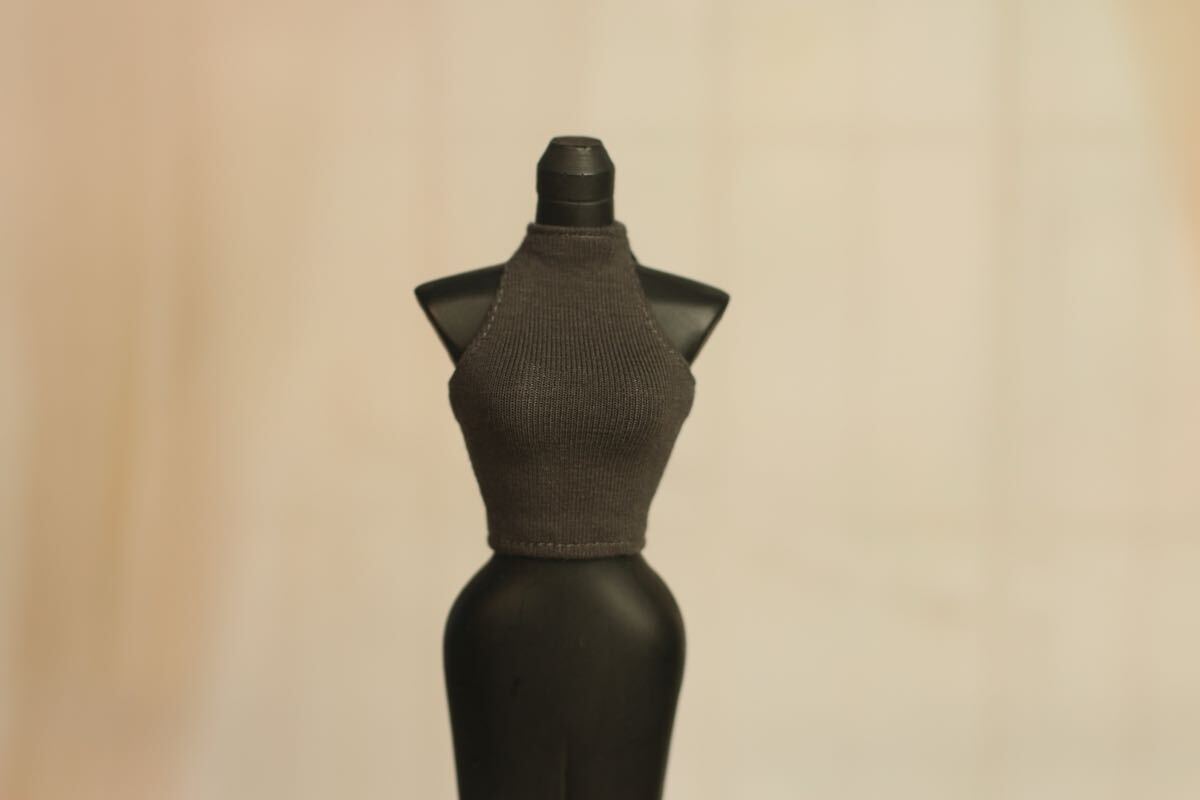 人形服t31-04濃いグレー ホルターネックトップス momokoジェニーなど拍卖