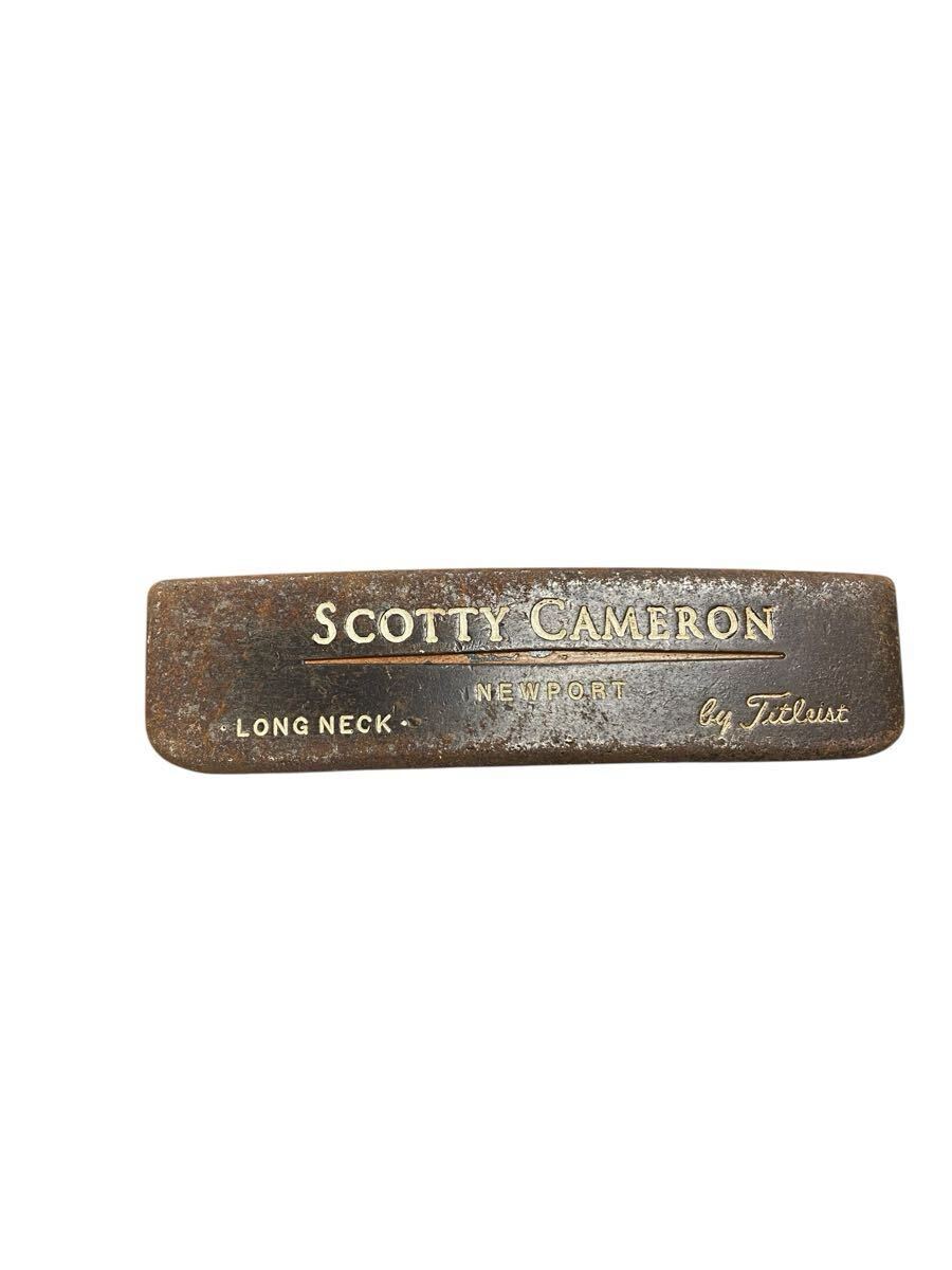 現状品 SCOTTY CAMERON Titleist NEW PORT LONG NECK スコッティキャメロン タイトリスト ニューポート パター TeI3 ゴルフクラブ拍卖