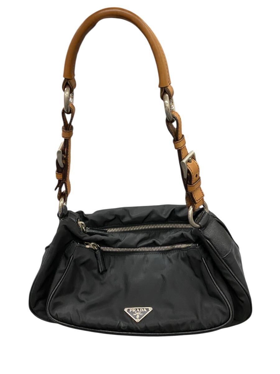 PRADA プラダ ナイロン ワンショルダー ショルダーバッグ ブラック ハンドバッグ拍卖