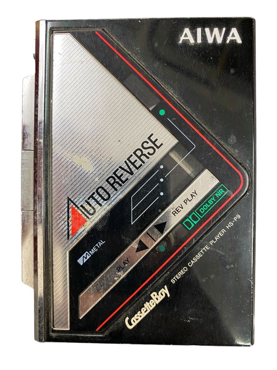現状品 当時物 AIWA CassetteBoy HS-P9 アイワ カセットボーイ カセットプレーヤー【動作未確認】拍卖