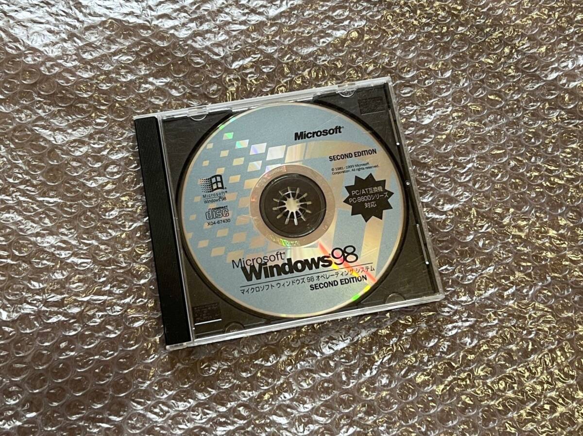 製品版 Windows 98 SECOND EDITION PC/AT互換機 & NEC PC-98シリーズ対応拍卖
