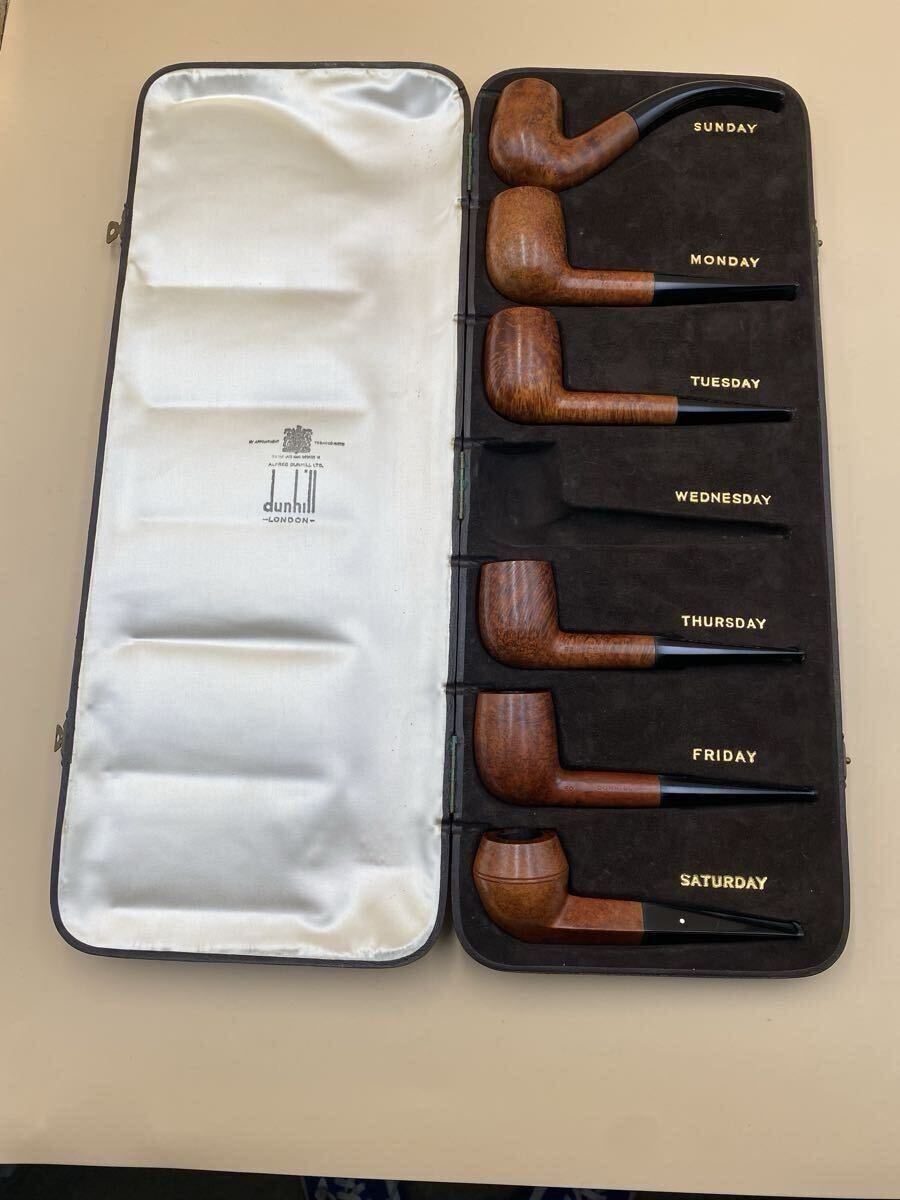 dunhill ダンヒル・セブン・デイ・ルート・ブライヤー・セット パイプセット 一本欠品 (2510-49)拍卖