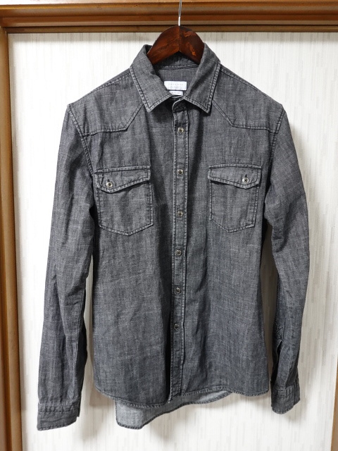 ●ZARA MAN ザラ 長袖シャツ デニムシャツ L●1009●拍卖