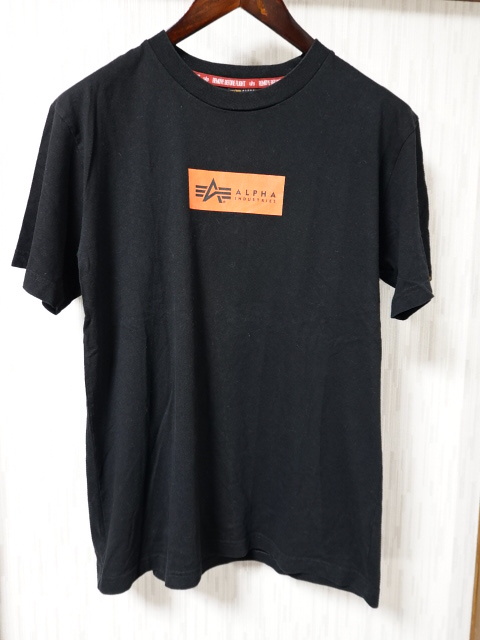 ●ALPHA アルファ 半袖Tシャツ L 黒●1015●拍卖