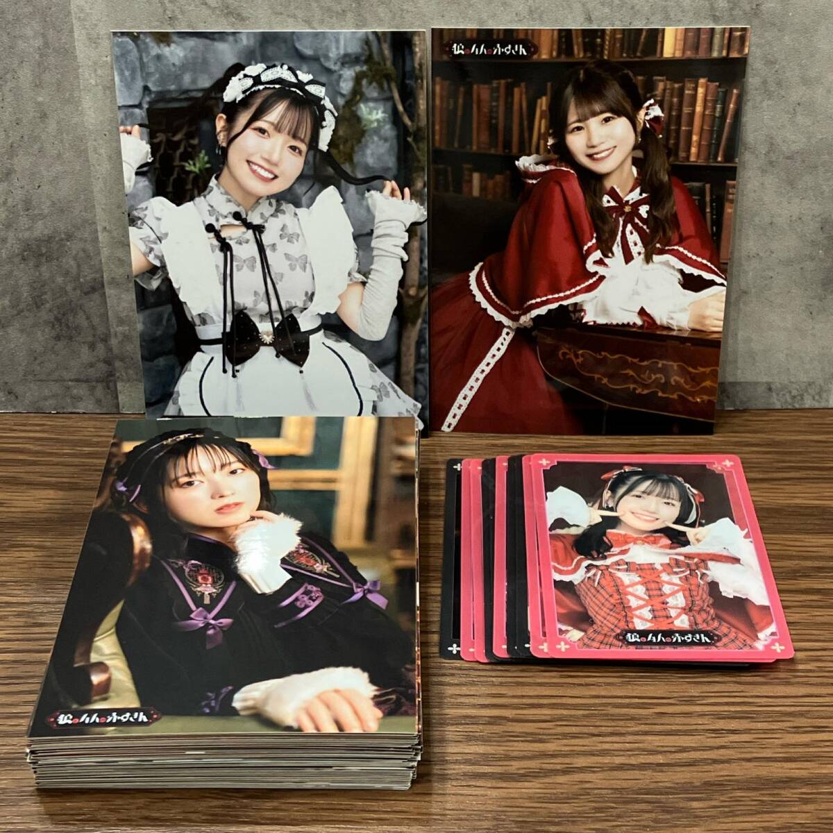 m998-0343-43 狼と4人の赤ずきん トレーディング ブロマイド クリアカード まとめ売り 赤ずきんちゃん 菅野真衣 稲垣好 三川華月 他拍卖