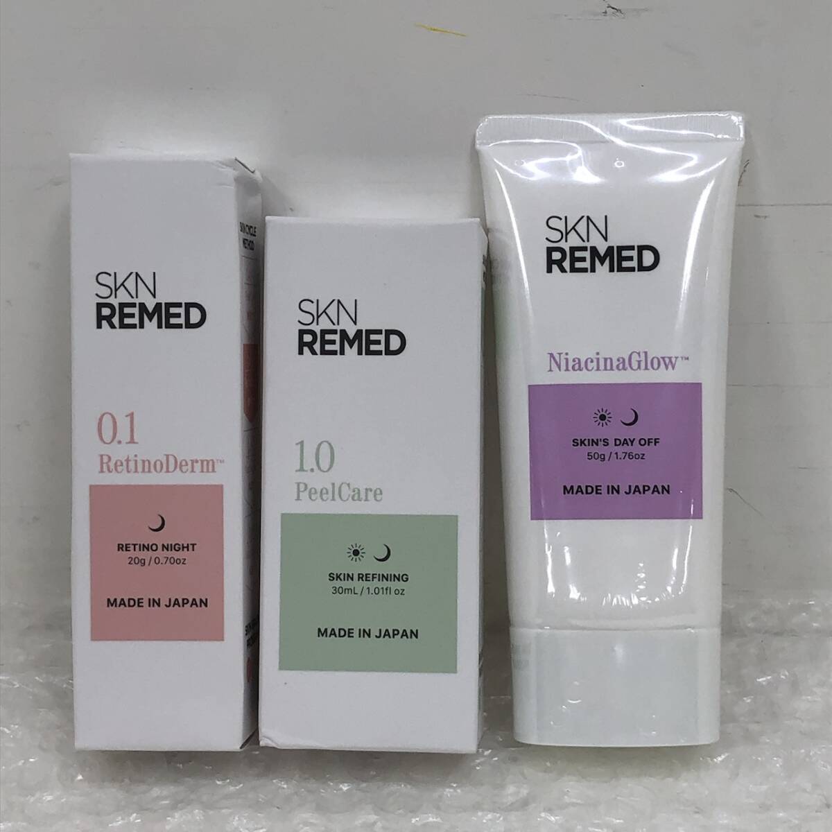 【未開封品】 SKN REMED Sリメド Pセラム10 Aクリーム01 SR 薬用Nジェル ジェル状保湿液 3点セット 251007SK430467拍卖