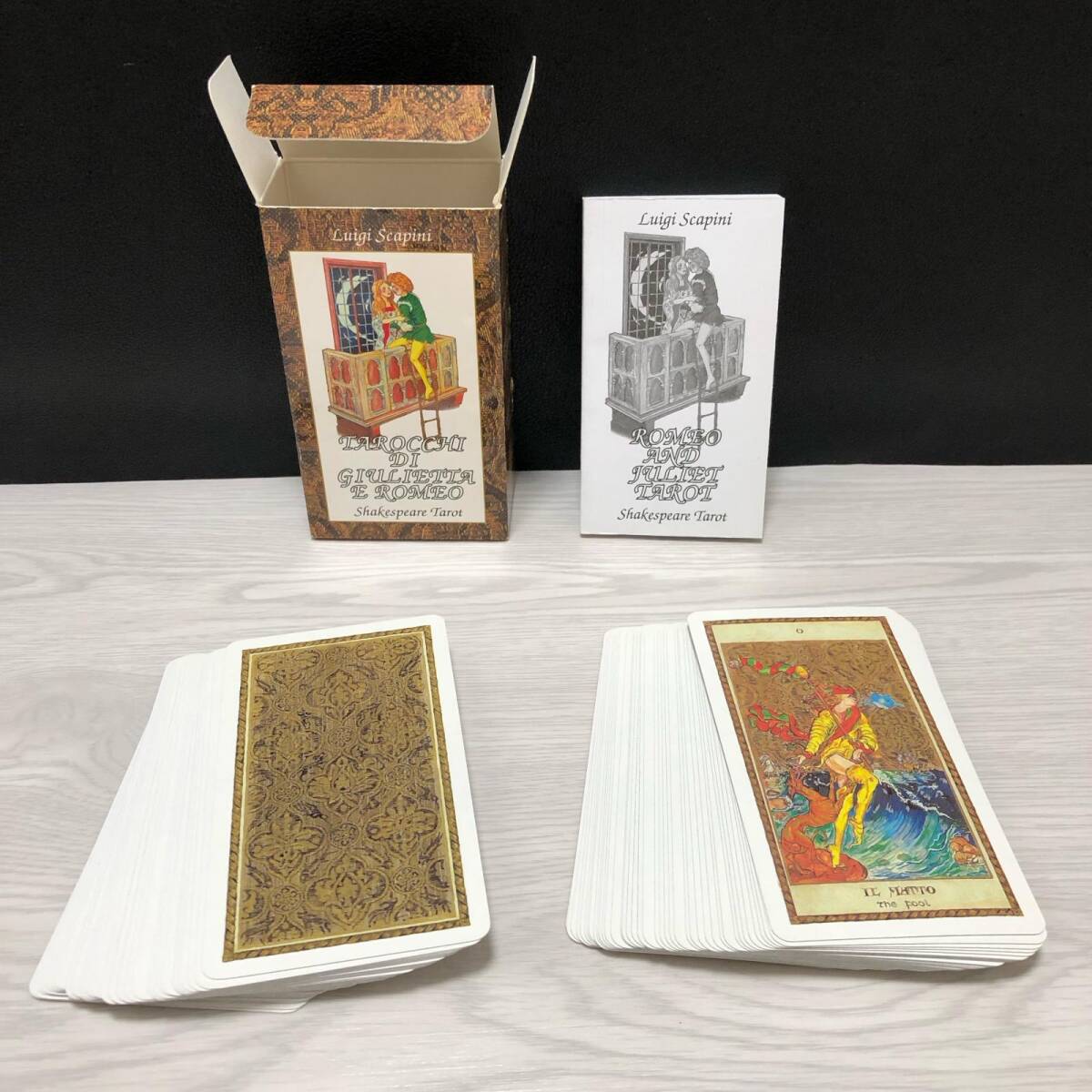 m237-0553-15 シェイクスピア タロット The SHAKESPEARE TAROT Tarocchi di Giulietta e Romeo ダルネグロ社製 ロミオとジュリエット拍卖