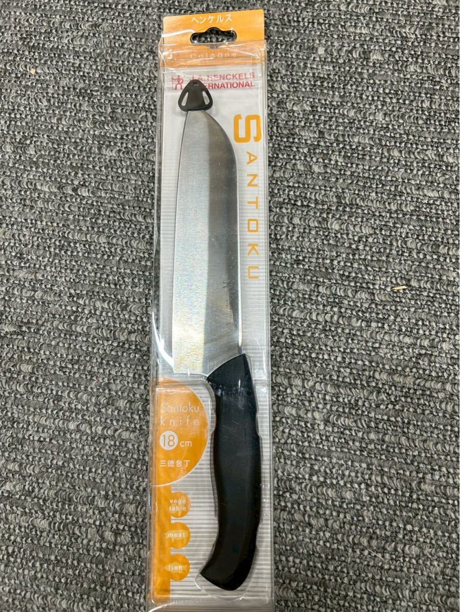 M0922 / 未使用 ヘンケルス 三徳包丁 ツヴィリング 18cm拍卖