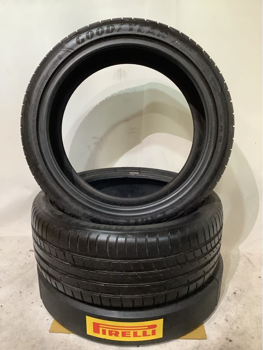★承認タイヤ★245/40R20 99Y GOOD YEAR EAGLE F1 グッドイヤーメルセデス承認MOEマーク有 ランフラットタイヤ中古品2本拍卖