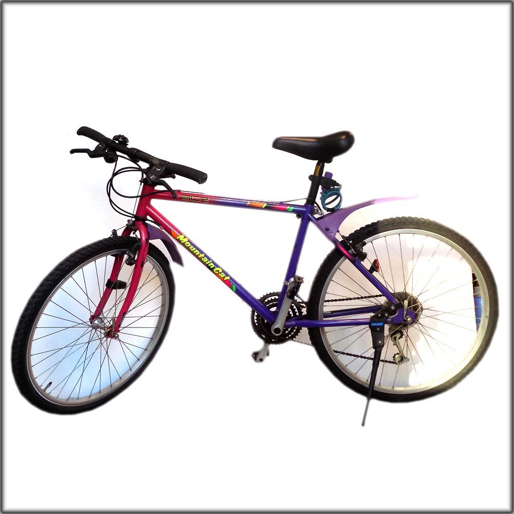 新札幌/店頭受取可 現状 Panasonic パナソニック MountainCat マウンテンキャット MTB ARAYA 26インチ 500mm マウンテンバイク 90’s拍卖